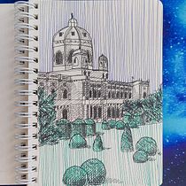 My project for course: Illustrated Diary: Fill Your Sketchbook with Experiences. Traditional illustration, Sketching, Drawing, Sketchbook & Ink Illustration project by Kseniia Dyrman - 07.26.2023