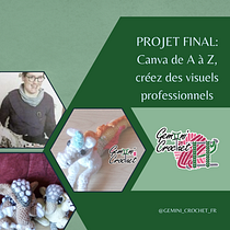 Mon projet du cours : Canva de A à Z : créez des visuels professionnels. Un progetto di Br, ing, Br, identit, Graphic design, Web design e Design per i social network di Camille Bourdon - 26.07.2023