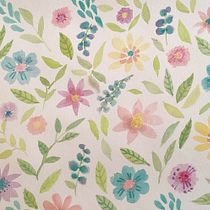 My project for course: Vibrant Floral Patterns with Watercolors. Traditional illustration, Pattern Design, Watercolor Painting, and Botanical Illustration project by Hatsaya Hinton - 07.26.2023