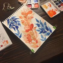 My project for course: Artistic Floral Watercolor: Connect with Nature. Ilustração tradicional, Pintura, Pintura em aquarela e Ilustração botânica projeto de Hafsa Şevval - 26.07.2023