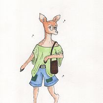 Mi proyecto del curso: Dibujo a lápiz de animales realistas para cuentos. Un proyecto de Diseño de personajes, Dibujo a lápiz, Dibujo e Ilustración infantil de olehpaula - 26.07.2023