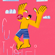 Sorria na areia . Ein Projekt aus dem Bereich Traditionelle Illustration, Design von Figuren, Digitale Illustration und Digitale Malerei von hugocarvalho25112022 - 22.07.2023