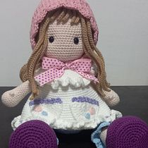 Mi proyecto del curso: Elaboración de muñecas amigurumi románticas Ein Projekt aus dem Bereich H, werk, Spielzeugdesign, Weben, Crochet, Amigurumi und Textildesign von Ana Gabriela Proaño Maldonado - 27.07.2023