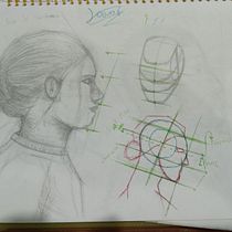 Mi proyecto del curso: Dibujo de personajes desde cero: retrata rostros y figuras. Projekt z dziedziny Trad, c, jna ilustracja, Projektowanie postaci, R, sunek ołówkiem,  R i sunek użytkownika Juan Alfredo HERNANDEZ VAZQUEZ - 26.07.2023