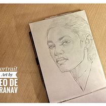 My project for course: Portrait Sketchbooking: Explore the Human Face. Sketching, Drawing, Portrait Drawing, Sketchbook, and Advertising project by pranav409_5 - 07.25.2023
