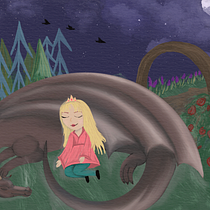 My project for course: Children’s Illustration with Procreate: Paint Magical Scenes. Ilustração tradicional, Ilustração digital, Ilustração infantil, Pintura digital, e Álbum ilustrado projeto de Alisha Moss - 01.09.2023