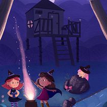 Meu projeto do curso: Ilustração infantil com Procreate: crie cenas mágicas. Ilustração tradicional, Ilustração digital, Ilustração infantil, Pintura digital, e Álbum ilustrado projeto de maristelakamiya - 27.07.2023