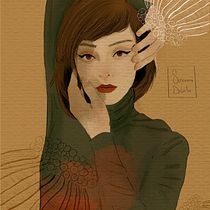 Mi proyecto del curso: Retrato ilustrado con Procreate. Projekt z dziedziny Trad, c, jna ilustracja, Grafika wektorowa, Ilustracja c, frowa i Portret użytkownika Susanna Davila - 23.07.2023
