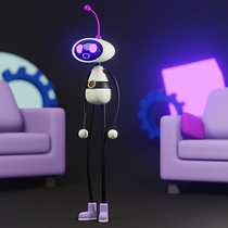 My project for course: Introduction to 3D Design and Modeling with Blender. Character Design, and 3D Modeling project by Eric Ridgway - 07.28.2023