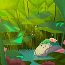 My project for course: Atmospheric Scenes in Procreate: Paint with Color and Light. Ilustração tradicional e Ilustração digital projeto de Maria Faizan - 26.07.2023