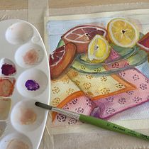 Il mio progetto del corso: Creazione di opere d'arte espressive con la pittura a gouache. Fine Arts, Painting, Color Theor, and Gouache Painting project by Patrizia Sasso - 07.28.2023