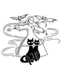 My project for course: Blackwork Tattoo Design. Projekt z dziedziny Trad, c, jna ilustracja, Ilustracja c, frowa i Projektowanie tatuaż użytkownika angie ceballos - 29.07.2023
