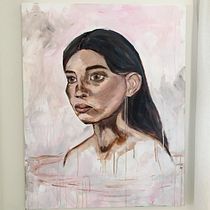 My project for course: Experimental Portraiture: Fusing Oil, Acrylic, and Spray Paint. Fine Arts, Painting, Acr, lic Painting, and Oil Painting project by Tiina - 07.29.2023