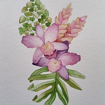 Marzena's projekt: Artistic Techniques for Illustrating Nature. Ilustração tradicional, Pintura em aquarela, Pintura Acrílica, Ilustração botânica, Ilustração com tinta, e Desenho com lápis de cor projeto de Marzena - 28.07.2023