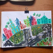 Mi proyecto del curso: Sketchbook pictórico en gouache. Un proyecto de Ilustración tradicional, Bocetado, Dibujo, Ilustración arquitectónica, Sketchbook y Pintura gouache de Yesica Anaya - 29.07.2023
