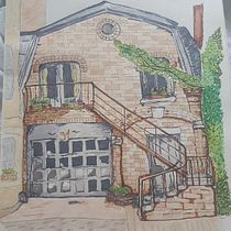 Mi proyecto del curso: Dibujo arquitectónico expresivo con marcadores de colores. Sketching, Drawing, Architectural Illustration, Sketchbook & Ink Illustration project by sag_alonso - 07.19.2023