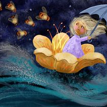 My project for course: Children’s Illustration with Procreate: Paint Magical Scenes. Ilustração tradicional, Ilustração digital, Ilustração infantil, Pintura digital, e Álbum ilustrado projeto de Camille Harmon - 26.07.2023