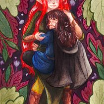 Meu projeto do curso: Técnicas de ilustração com aquarela e guache. Traditional illustration, Fine Arts, Painting, Watercolor Painting, Children's Illustration, and Gouache Painting project by Paola Felintro da Silva - 07.30.2023