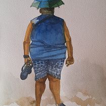 My project for course: Sketching People with Watercolor Ein Projekt aus dem Bereich Skizzenentwurf, Aquarellmalerei und Anatomische Zeichnung von Anna - 30.07.2023