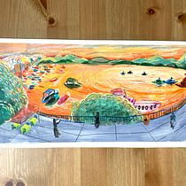 My project for course: Pictorial Sketchbook with Gouache. Un proyecto de Ilustración tradicional, Bocetado, Dibujo, Ilustración arquitectónica, Sketchbook y Pintura gouache de Wingo CC - 27.07.2023