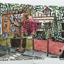 Mi proyecto del curso: Cuaderno de viaje en acuarela. Traditional illustration, Watercolor Painting, Architectural Illustration, and Sketchbook project by Montserrat BARTUI - 07.26.2023