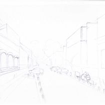 Mi proyecto del curso: Representación arquitectónica en acuarela. Un projet de Illustration traditionnelle, Esquisse , Dessin, Aquarelle, Illustration architecturale , et Carnet de croquis de María Graciela - 30.07.2023