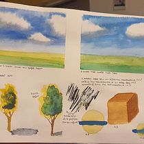 Mi proyecto del curso: Cuaderno de viaje en acuarela. Traditional illustration, Watercolor Painting, Architectural Illustration, and Sketchbook project by samucine - 07.30.2023