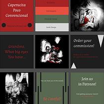 Caperucita poco Convencional: diseño de feed instagram. Un projet de Design , Br, ing et identité, Design graphique, T, pographie, Création de logos, Design t , et pographique de Carmen Membrilla Garrido - 31.07.2023