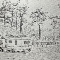 My project for course: Illustrated Diary: Fill Your Sketchbook with Experiences. Traditional illustration, Sketching, Drawing, Sketchbook & Ink Illustration project by lesley_29 - 07.31.2023