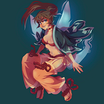 Mi proyecto del curso: Diseño de personajes fantásticos en Procreate. Projekt z dziedziny Trad, c, jna ilustracja, Projektowanie postaci, Ilustracja c, frowa, R, sunek c, frow, Malarstwo c i frowe użytkownika mmoralesshiels - 31.07.2023