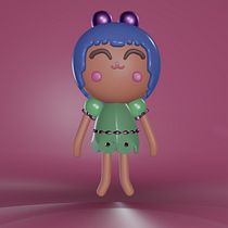 My project for course: Kawaii Character Creation in 3D with Blender Ein Projekt aus dem Bereich Traditionelle Illustration, Design von Figuren, Digitale Illustration, 3-D-Modellierung und Manga von straki1992 - 28.08.2023