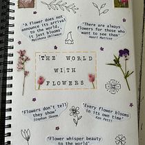 The World With Flowers. Traditional illustration, Sketching, Creativit, Drawing, Sketchbook, and Collage project by Nicky - 07.30.2023