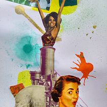 My project for course: Creative Notebook: Experiment with Collage, Stamps, and Decoupage. Traditional illustration, Collage, Paper Craft, and Sketchbook project by marylouise - 07.31.2023