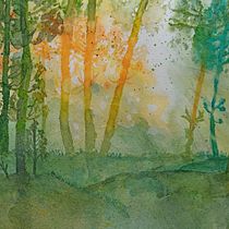 Mi proyecto del curso: Paisajes de ensueño con acuarela: plasma la luz. Un projet de Peinture , et Aquarelle de Patri Carreras - 27.07.2023