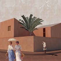 Mi proyecto del curso: Representación gráfica de proyectos arquitectónicos. Un projet de Architecture, Design graphique, Architecture d'intérieur, Design d'intérieur, Pa, sagisme, Collage, Architecture numérique et Illustration architecturale de Steven Leal - 01.08.2023