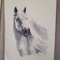 My project for course: Expressive Animal Portraits in Watercolor. Un projet de Illustration traditionnelle, Aquarelle, Dessin réaliste et Illustration naturaliste de Lesley Porter - 27.07.2023