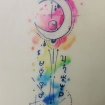 Mi proyecto del curso: Técnicas de tatuaje estilo acuarela: arte sobre piel. Un projet de Illustration traditionnelle, Peinture, Aquarelle , et Conception de tatouage de Diego Ruiz Solis - 01.08.2023