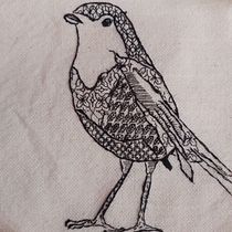 Mi proyecto del curso: Introducción al bordado en blackwork. Un proyecto de Bordado y Diseño textil de Caro Lita - 02.08.2023