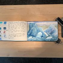 My project for course: Painting Realistic Watercolor Landscapes. Projekt z dziedziny  Sztuki piękne,  Malarstwo, Sketching, Malowanie akwarelą, Ilustracja naturalist i czna użytkownika Rhonda Langham - 02.08.2023