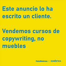 Mi proyecto del curso: Copywriting para copywriters @putosmodernos. Un progetto di Pubblicità, Cop, writing, Stor, telling e Comunicazione di Raúl Santos Cozar - 02.08.2023