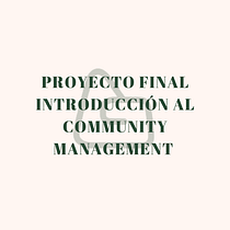Mi proyecto del curso: Introducción al community management. Social Media, Digital Marketing, Content Marketing, Facebook Marketing & Instagram Marketing project by amandinesuriel000 - 07.31.2023