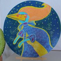 Mi proyecto del curso: Dibujo creativo con pasteles al óleo. Traditional illustration, Fine Arts, Pencil Drawing, and Drawing project by alinegzm - 08.03.2023