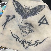 Meu projeto do curso: Tatuagem para principiantes. Tattoo Design project by Beatriz Mateus - 08.03.2023