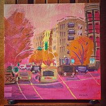 My project for course: Gouache Painting of Urban Landscapes Ein Projekt aus dem Bereich Traditionelle Illustration, Malerei und Gouachemalerei von McKenzie Rose - 03.08.2023