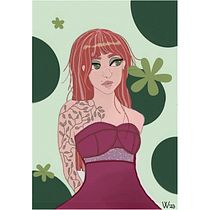 Mein Abschlussprojekt für den Kurs: Cartoon-Charakter-Porträt mit Procreate. Character Design, Digital Illustration, Digital Drawing, and Digital Painting project by Vanessa Weismann - 08.03.2023