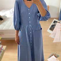 Il mio progetto del corso: Inizia a cucire a macchina: crea il tuo primo abito. Fashion Design, Sewing, DIY, Patternmaking, and Dressmaking project by lindabagnariol96 - 08.03.2023
