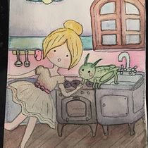 Mi proyecto del curso: Ilustración de personajes imaginarios con acuarela. Character Design, Painting, Drawing, Watercolor Painting, and Children's Illustration project by Paulina Esperanza Guerrero Rojas - 08.03.2023