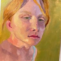 Mi proyecto del curso: Retrato con pintura al óleo: explora la luz y las sombras. Fine Arts, Painting, and Oil Painting project by lauragarciapascual0 - 08.04.2023