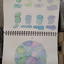 My project for course: Creating Liquid Watercolors and Botanical Inks. Arts, Crafts, Fine Arts, Painting, Watercolor Painting, DIY, and Color Theor project by Darla Astacio - 08.01.2023