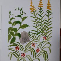 My project for course: Watercolor Illustration with Japanese Influence. Traditional illustration, Drawing, and Watercolor Painting project by Mollie Moorhead - 08.04.2023